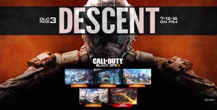 Wzorem poprzednich DLC do Call of Duty: Black Ops III, Descent dodaje cztery mapy do trybu multiplayer oraz jeden rozdział minikampanii zombie. - Przyszedł czas na smoki w Call of Duty - wiadomość - 2016-06-29