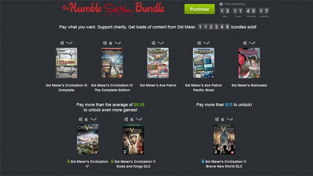 Promocja dobiegnie końca 18 lutego o godzinie 20:00. - Seria Civilization oraz inne gry Sida Meiera w nowym The Humble Bundle - wiadomość - 2014-02-05