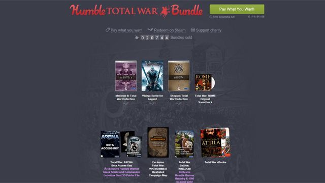 Promocja potrwa do 1 października, do godziny 19:00 - Promocja cyklu Total War w nowej paczce Humble Bundle - wiadomość - 2015-09-16