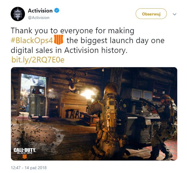 Tweet Activision