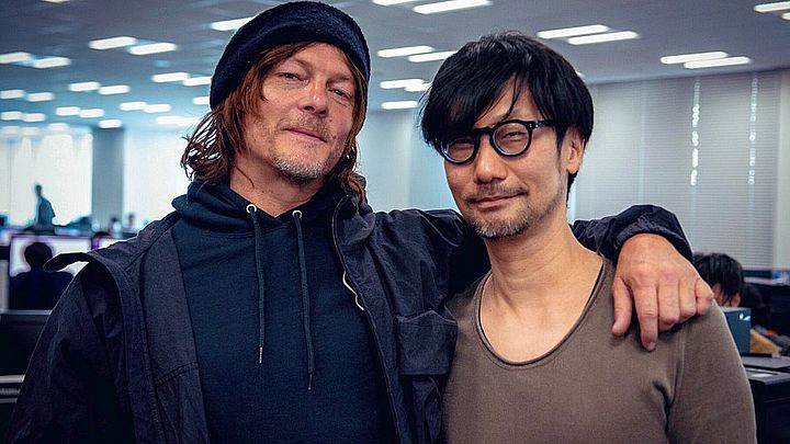 Norman Reedus i Hideo Kojima - panowie odpowiedzialni za Death Stranding. - Kojima pobił dwa rekordy Guinnessa - wiadomość - 2019-11-12