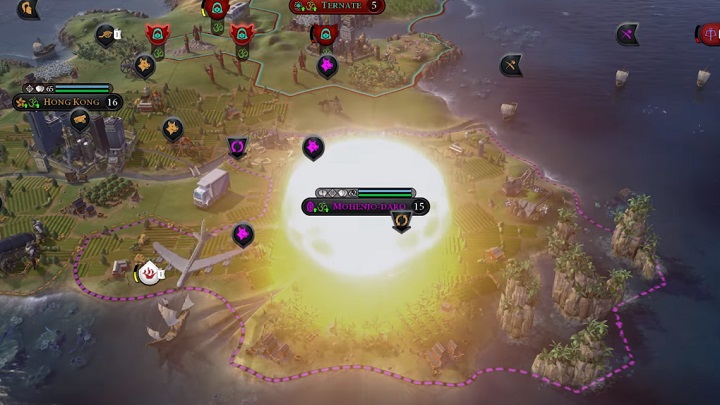 Użycie broni jądrowej może doprowadzić do powstania koalicji skierowanej przeciwko agresorowi. - Sid Meier's Civilization VI: Rise and Fall – twórcy prezentują atrakcje dodatku - wiadomość - 2018-01-17