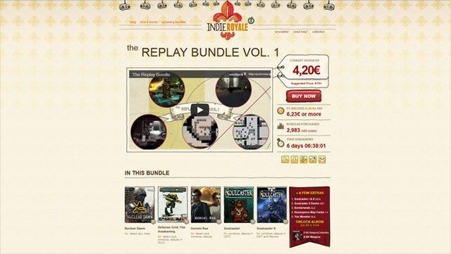 Najnowsze Indie Royale oferuje kilka gier niezależnych oraz zestaw albumów muzycznych. - Nowe Indie Royale (m.in. Gemini Rue, Defense Grid: The Awakening i Nuclear Dawn) - wiadomość - 2013-01-09