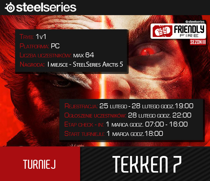 Weź udział w turnieju Tekken 7 i zgarnij słuchawki - ilustracja #2