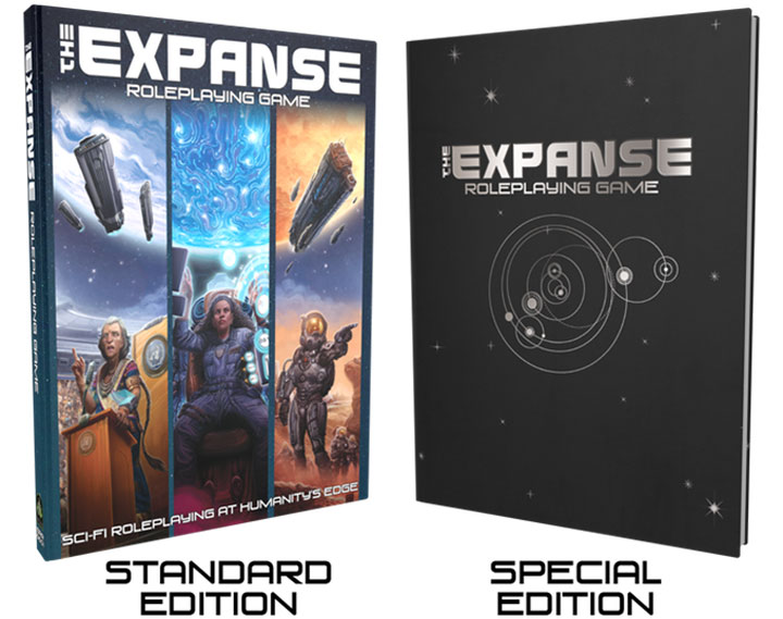 Edycję specjalną można nabyć tylko przez kickstartera. - The Expanse Roleplaying Game – marka SF doczeka się stołowego RPG - wiadomość - 2018-07-25