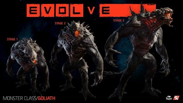 W Evolve bestie osiągają różne stadia rozwoju. - Evolve - premiery przełożona, gra ukaże się 10 lutego 2015 roku - wiadomość - 2014-08-06