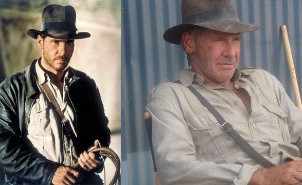 Harrison Ford jako doktor Jones w roku 1981 i w 2008 - Indiana Jones powróci w 2019 roku - wiadomość - 2016-03-16