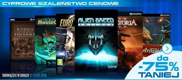 Szósty dzień promocji Cyfrowe Szaleństwo Cenowe w Sklepie Gry-OnLine.pl (m.in. Alien Breed Trilogy, Ancient Space, Euro Truck Simulator) - ilustracja #1