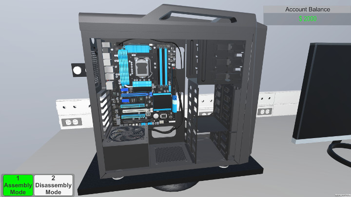 Wnętrze komputera w PC Building Simulator ma zostać odwzorowane z dbałością o każdy szczegół. - PC Building Simulator zadebiutuje jesienią tego roku - wiadomość - 2017-07-26