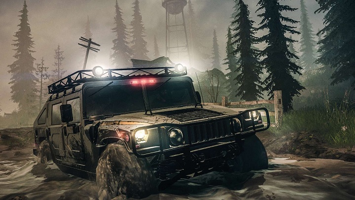 Jednym z samochodów, które deweloperzy oddają w nasze ręce w American Wilds, jest kultowy Hummer. - Premiera American Wilds – dużego DLC do Spintires MudRunner - wiadomość - 2018-10-24