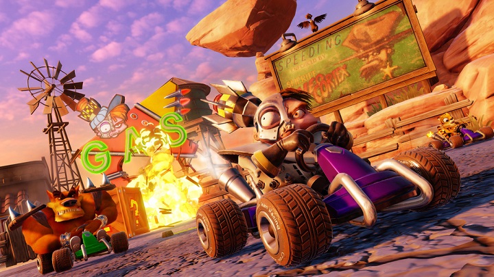 Twórcy skupiają się wiernym odtworzeniu oryginalnego Crash Team Racing, aczkolwiek dodają też nieco od siebie. - Wysyp gameplayów z Crash Team Racing Nitro-Fueled - wiadomość - 2019-02-05
