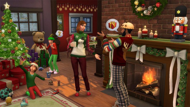 Świąteczną atmosferę czuć również w The Sims 4. - Świąteczna aktualizacja gry Frostpunk, Humble Sonic Bundle i inne wieści - wiadomość - 2018-12-19