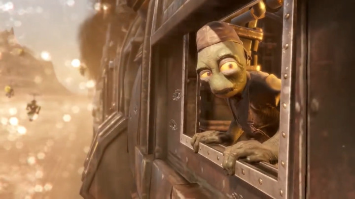 Akcja trailera rozgrywa się w pociągu. - Oddworld: Soulstorm – zaprezentowano nowy trailer - wiadomość - 2019-03-19