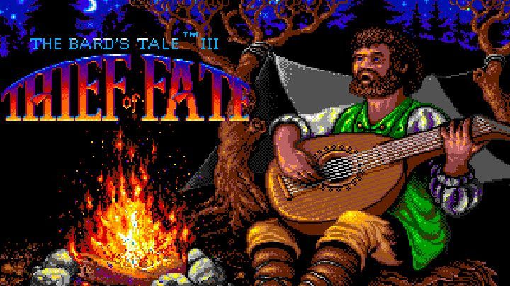 Okno tytułowe trzeciej części Bard's Tale, wersja na legendarną Amigę. - Obiecane remastery The Bard's Tale I-III jednak się nie ukażą - wiadomość - 2017-02-15