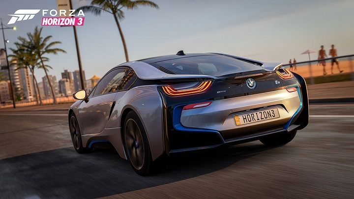 Rockstar Energy Car Pack - 2015 BMW i8. - Forza Horizon 3 - problemy z aktualizacją .37.2 i debiut Rockstar Energy Car Pack - wiadomość - 2017-01-04