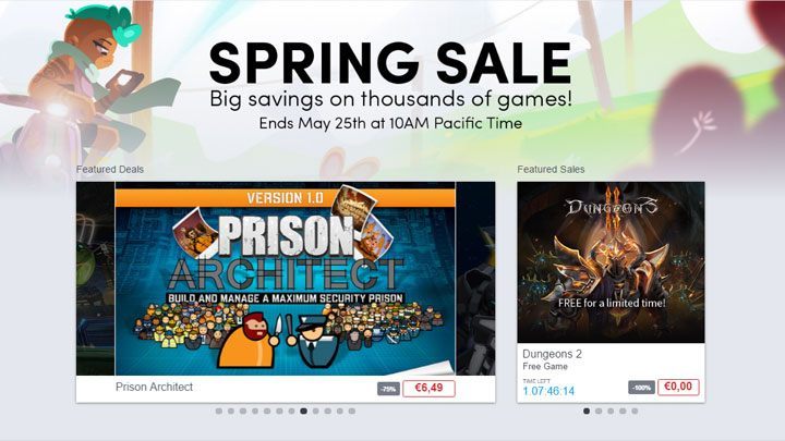 Promocja dobiegnie końca 25 maja. - Humble Store - wiosenna wyprzedaż i Dungeons II za darmo - wiadomość - 2017-05-15