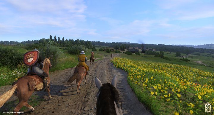 Czescy rycerze dowiedzieli się, że w pobliskiej wiosce przedpremierowo sprzedają egzemplarze Kingdom Come: Deliverance. - Kingdom Come: Deliverance - znamy ostateczne wymagania sprzętowe - wiadomość - 2018-01-24