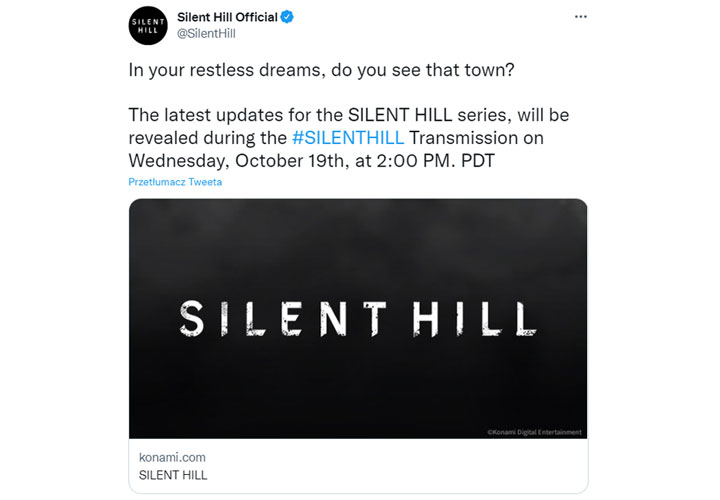Silent Hill powróci. Konami zapowiada prezentację [Aktualizacja] - ilustracja #1