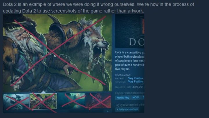 Stara strona Dota 2, czyli „co ja tak właściwie ściągam”?. - Koniec „bullshotów” na Steam? - wiadomość - 2016-11-02