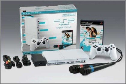 Biała edycja PS2 ukaże się w Ameryce razem z grą SingStar - ilustracja #1
