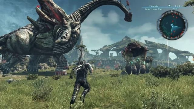 Większość stworzeń na Mirze patrzy na nas z góry – przynajmniej do czasu uzyskania dostępu do mechów. - Xenoblade Chronicles X doczekało się pierwszych recenzji na Zachodzie - wiadomość - 2015-12-02