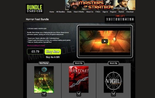 Promocja dobiegnie końca za niecałe 14 dni. - Ruszyła promocja Horror Fest Bundle (Scratches, Vigil: Blood Bitterness i Avencast: Rise of the Mage) - wiadomość - 2013-08-08