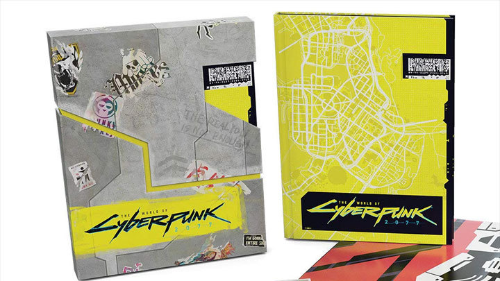 Pudełko albumu w wersji deluxe przyozdobiono mapą świata gry. - Cyberpunk 2077 - mapa świata gry - wiadomość - 2019-12-03