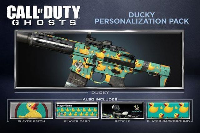 Ducky Personalization Pack to jeden z pakietów DLC w ramach mikropłatności w Call of Duty: Ghosts - Call of Duty: Ghosts - nieznaczne opóźnienie debiutu mikropłatności - wiadomość - 2014-02-19