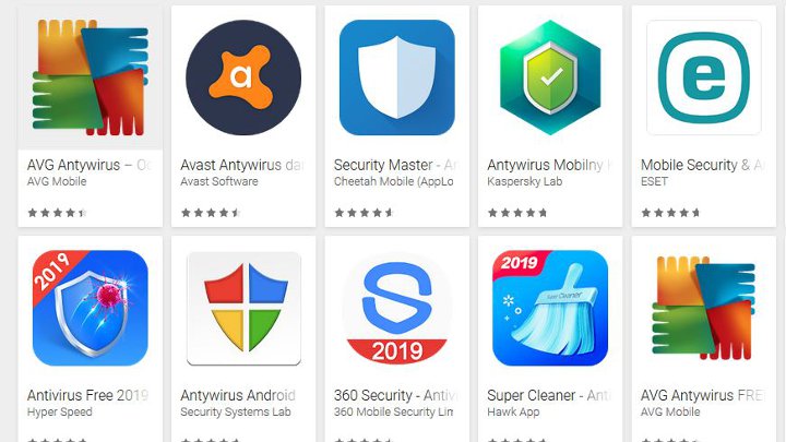 W Sklepie Google Play jest mnóstwo antywirusów… - Tylko garstka antywirusów na systemie Android chroni użytkownika - wiadomość - 2019-03-19