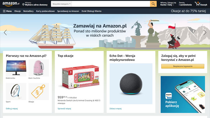 Amazon.pl wystartował. Ruszyła polska wersja sklepu - ilustracja #1