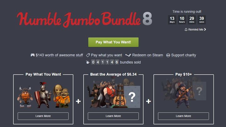 Promocja dobiegnie końca 21 marca. - Nowe Humble Bundle (m.in. Warhammer: The End Times - Vermintide i Valhalla Hills) - wiadomość - 2017-03-09