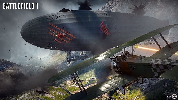Mapy w Battlefieldzie 1 przystosowane będą do walk na lądzie i w powietrzu. - Battlefield 1 - znamy szczegóły związane z mapami i trybami - wiadomość - 2016-09-21