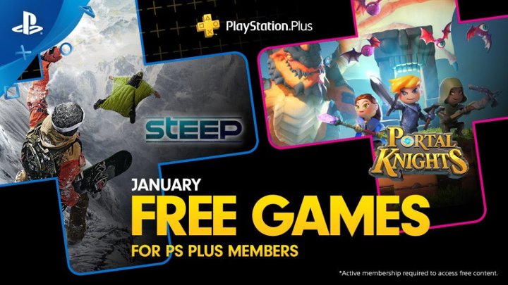 W tym miesiącu posiadając abonament PlayStation Plus można zagrać między innymi w Steep oraz Portal Knights. - Abonament PlayStation Plus w promocji w PlayStation Store - wiadomość - 2019-01-15