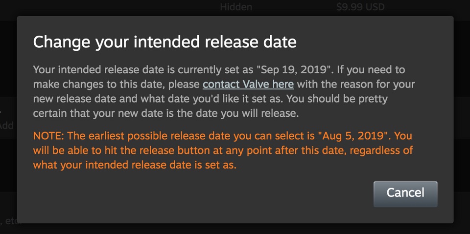 Od teraz Valve musi dokładnie wiedzieć, dlaczego wydawcy chcą zmienić datę premiery swojej gry.