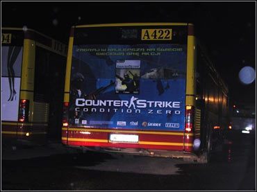Counter-Strike: Condition Zero na warszawskich autobusach - ilustracja #1