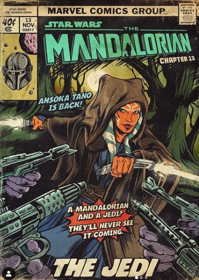 Fan The Mandalorian tworzy świetne okładki w stylu Marvela - ilustracja #2