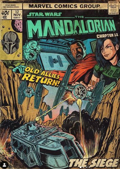 Fan The Mandalorian tworzy świetne okładki w stylu Marvela - ilustracja #3