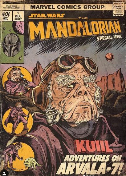 Fan The Mandalorian tworzy świetne okładki w stylu Marvela - ilustracja #4