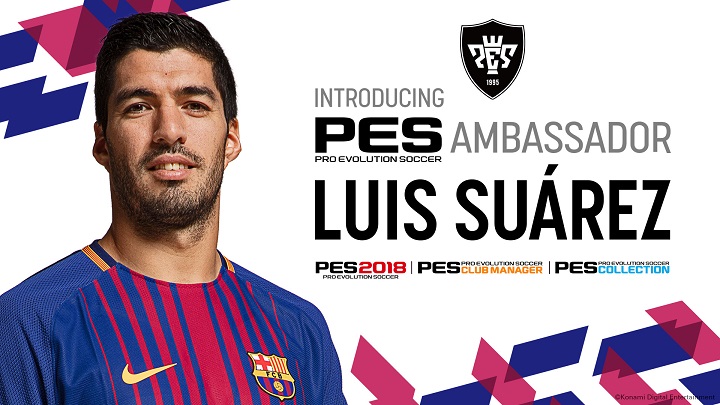 Ambasadorzy gry - Luis Suarez… - Wszystko o PES 2018 (utrata licencji UEFA) - wiadomość - 2018-04-25
