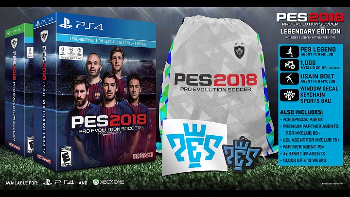 Legendarna edycja Pro Evolution Soccer 2018. - Wszystko o PES 2018 (utrata licencji UEFA) - wiadomość - 2018-04-25