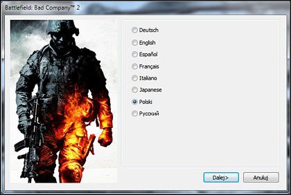 Bad Company 2 na PC – wybór wersji językowej oraz zabezpieczenia DRM - ilustracja #1