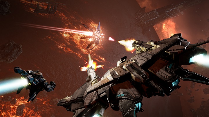 EVE: Valkyrie – Warzone to gra osadzona w uniwersum znanym ze słynnego MMO EVE Online. - Debiut EVE: Valkyrie – Warzone. Produkcja wreszcie grywalna bez gogli VR - wiadomość - 2017-09-27