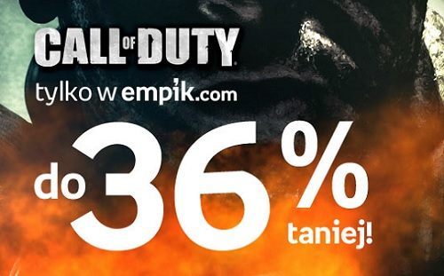 Promocja na serię Call of Duty w Empiku.