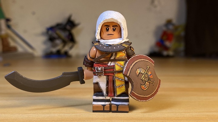 LEGO Bayek prawie jak żywy. - LEGO Assassins Creed – imponujące dzieła fana serii - wiadomość - 2020-02-11