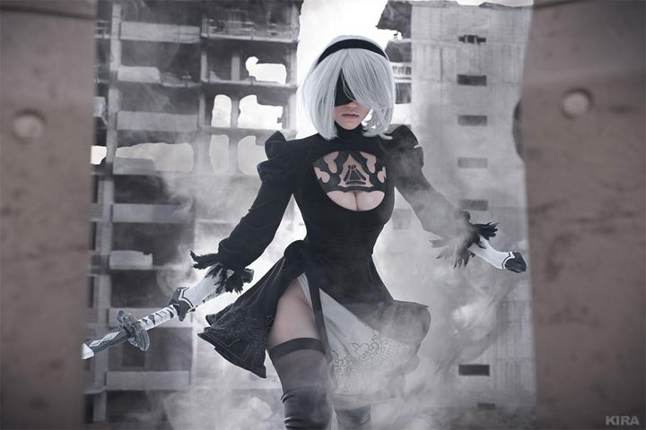 Najlepsze cosplaye - 2B z gry Nier Automata - ilustracja #1