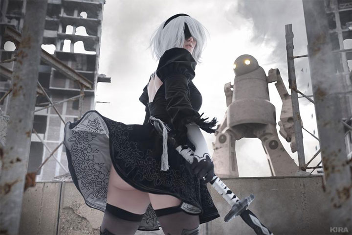 Najlepsze cosplaye - 2B z gry Nier Automata - ilustracja #3