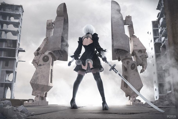 Najlepsze cosplaye - 2B z gry Nier Automata - ilustracja #4