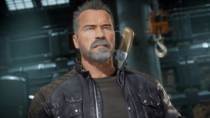 Arnold Schwarzenegger użyczył swojej twarzy cyborgowi T-800. - Arnold Schwarzenegger w akcji na gameplayu z MK 11 - wiadomość - 2019-10-01