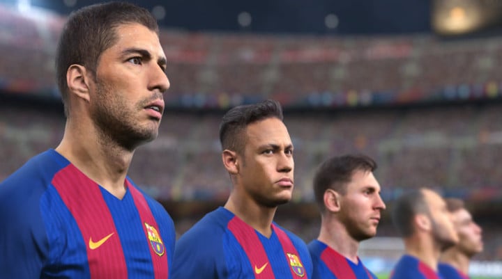 Zespół FC Barcelona jest „twarzą” Pro Evolution Soccer 2018. - Pro Evolution Soccer 2018 - znamy oficjalne wymagania sprzętowe - wiadomość - 2017-08-02