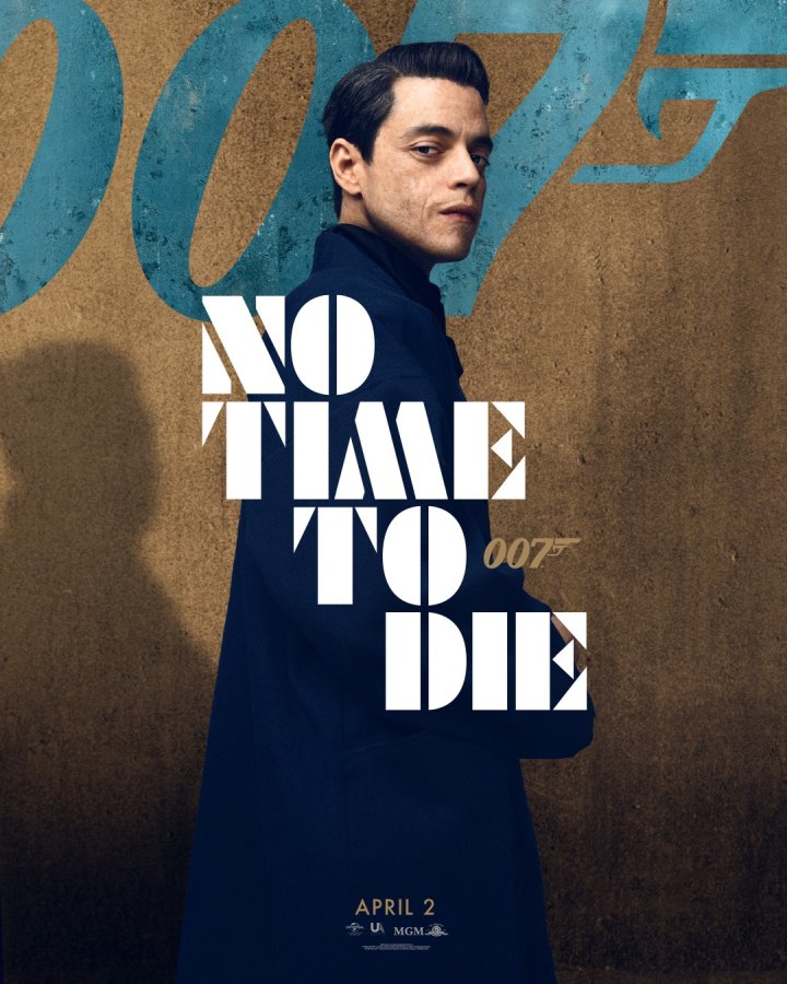 Rami Malek wcieli się w głównego złoczyńcę filmu. - Nowy Bond na kolejnych plakatach. Pierwszy trailer No Time to Die jutro - wiadomość - 2019-12-03